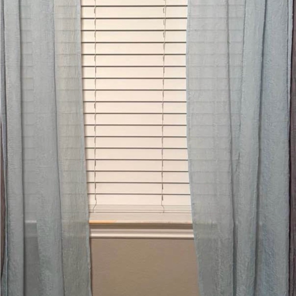 Aqua Curtain Panels